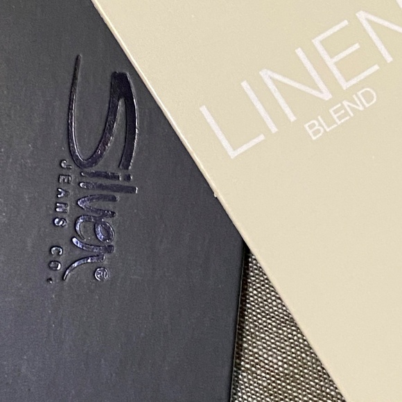 Silver Jeans Co linen & cotton blend long sleeve button up collared shirt. Sz 2X - Picture 16 of 16